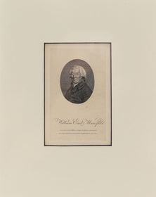 ORIGINAL ENGLISH LITHOGRAPH, William Earl Mansfield - Fagan Arms