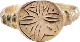 MEDIEVAL EUROPEAN RING, SIZE 9 1/2 - Fagan Arms
