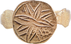 MEDIEVAL EUROPEAN CHRISTIAN RING, C.1400-1700, SIZE 9 ½ - Fagan Arms