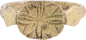 MEDIEVAL EUROPEAN RING, SIZE 8 ¼ - Fagan Arms