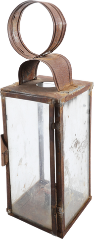 EARLY AMERICAN CANDLE LAMP OR LANTERN - The History Gift Store