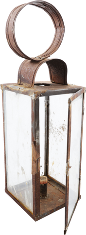EARLY AMERICAN CANDLE LAMP OR LANTERN - The History Gift Store
