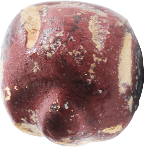 ROMAN FIGURAL GLASS BEAD, 1ST-2ND CENTURY AD - Fagan Arms