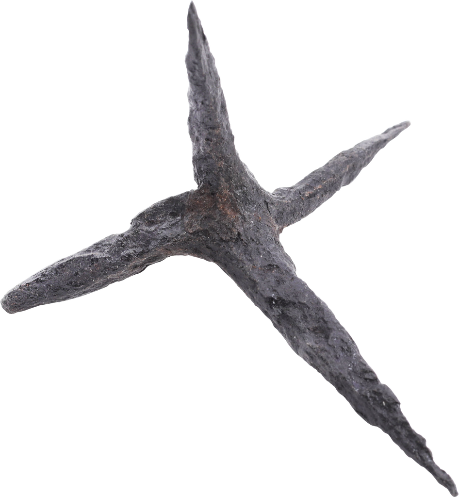 LARGE MEDIEVAL EUROPEAN CALTROP 13TH-15TH CENTURY AD - Fagan Arms