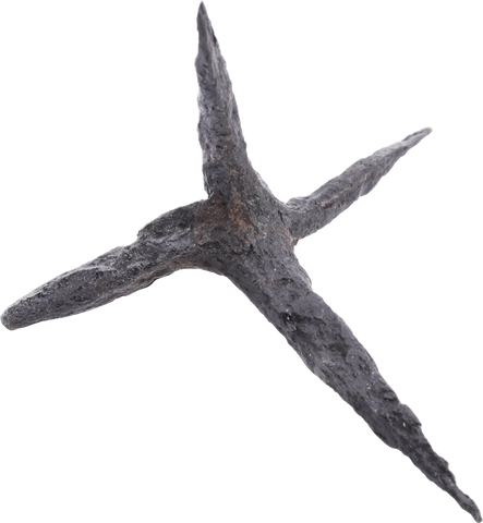 LARGE MEDIEVAL EUROPEAN CALTROP 13TH-15TH CENTURY AD - Fagan Arms