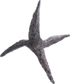 LARGE MEDIEVAL EUROPEAN CALTROP 13TH-15TH CENTURY AD - Fagan Arms