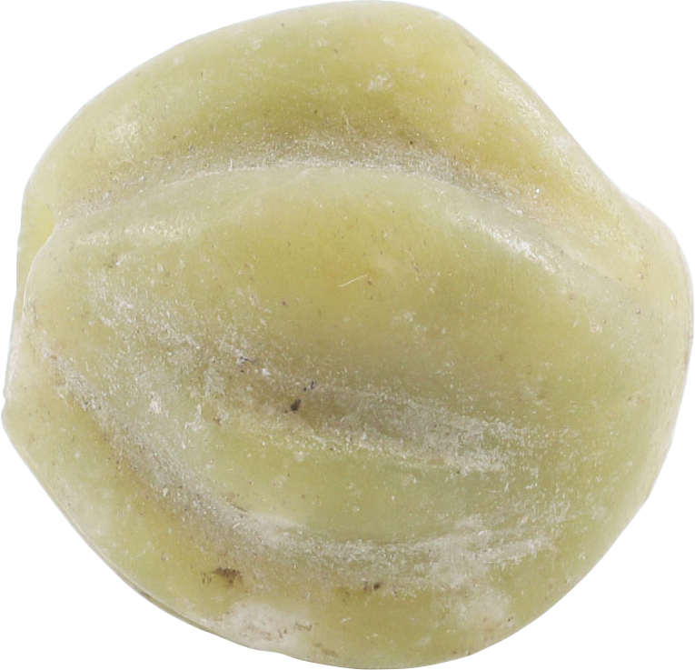 FINE VIKING MELON FORM STONE BEAD C.850-1050 AD - The History Gift Store