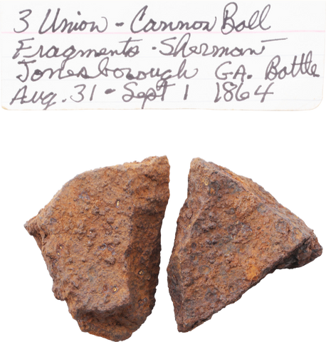CIVIL WAR CANNON BALL FRAGMENTS - The History Gift Store