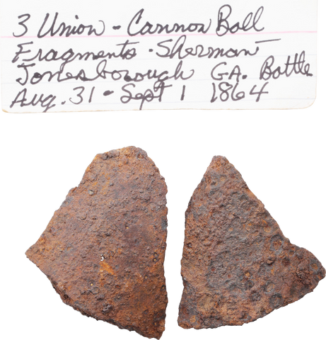 CIVIL WAR CANNON BALL FRAGMENTS - The History Gift Store