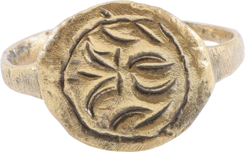 ZOROASTERIAN FIRE ALTAR RING, 2ND-3RD CENTURY AD, SIZE 8 - Fagan Arms
