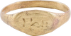 ROMAN SIGNET RING, 2ND-5TH CENTURY AD, SIZE 8 ¾ - The History Gift Store