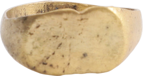 MEDIEVAL BYZANTINE RING C.400-700 AD, SIZE 7 ¾ - Fagan Arms