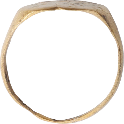 MEDIEVAL BYZANTINE RING C.400-700 AD, SIZE 7 ¾ - Fagan Arms