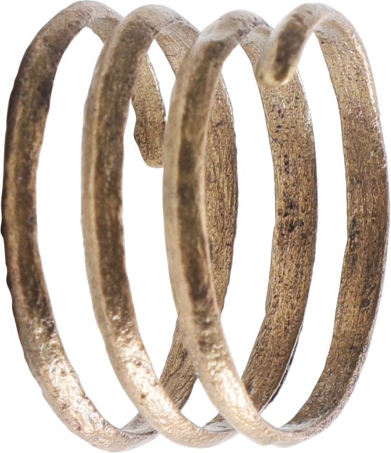 FINE VIKING COIL RING 850-1050 AD, SIZE 9 ½ - The History Gift Store