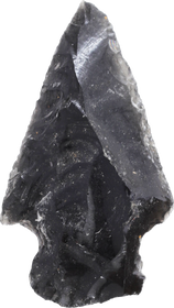 FINE PRE-COLUMBIAN OBSIDIAN ARROWHEAD - Fagan Arms