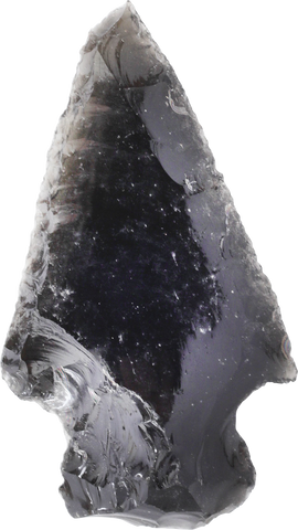FINE PRE-COLUMBIAN OBSIDIAN ARROWHEAD - Fagan Arms