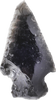 FINE PRE-COLUMBIAN OBSIDIAN ARROWHEAD - Fagan Arms