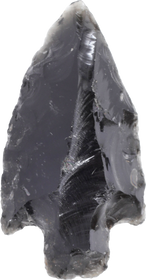 PRE-COLUMBIAN OBSIDIAN VOTIVE ARROWHEAD - The History Gift Store