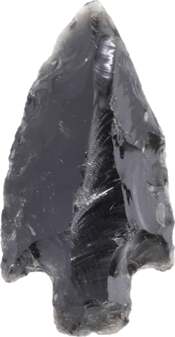 PRE-COLUMBIAN OBSIDIAN VOTIVE ARROWHEAD - Fagan Arms