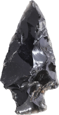 PRE-COLUMBIAN OBSIDIAN VOTIVE ARROWHEAD C.1000 BC-800 AD - Fagan Arms
