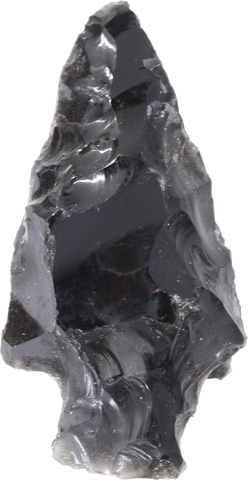 PRE-COLUMBIAN OBSIDIAN VOTIVE ARROWHEAD C.1000 BC-800 AD - Fagan Arms