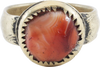 EASTERN EUROPEAN GYPSY RING WITH GEMSTONE, SIZE 7 - The History Gift Store