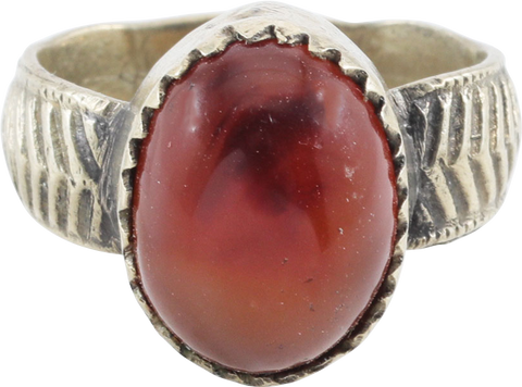 EASTERN EUROPEAN GYPSY GEMSTONE RING, SIZE 8 - Fagan Arms