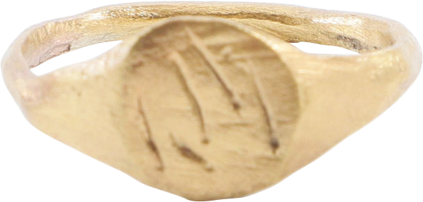 ROMAN SIGNET RING, 2ND-5TH CENTURY AD, SIZE 8 ¼ - The History Gift Store