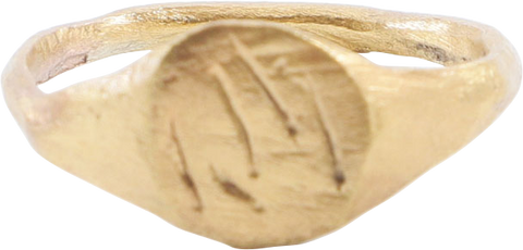 ROMAN SIGNET RING, 2ND-5TH CENTURY AD, SIZE 8 ¼ - The History Gift Store