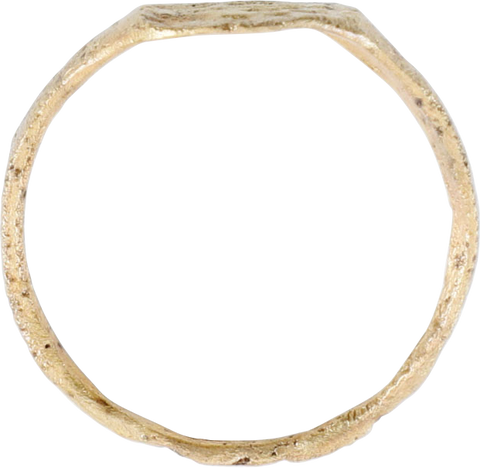 ROMAN SIGNET RING, 2ND-5TH CENTURY AD, SIZE 8 3/4 - Fagan Arms