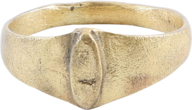 LATE MEDIEVAL WOMAN'S FASHION RING, SIZE 7 ¼ - The History Gift Store