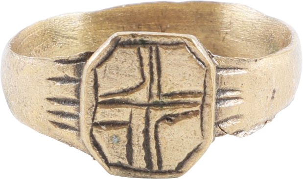 BYZANTINE CHRISTIAN RING, C.6th-9th CENTURY AD, SIZE 9 ½ - The History Gift Store