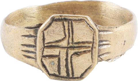 BYZANTINE CHRISTIAN RING, C.6th-9th CENTURY AD, SIZE 9 ½ - The History Gift Store