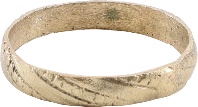 MEDIEVAL EUROPEAN WEDDING RING, 15TH CENTURY, SIZE 11 - The History Gift Store