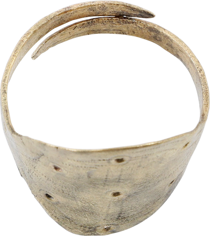 FINE VIKING SHIELD RING C.800-1000 AD, SIZE 11 3/4 - Fagan Arms