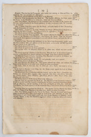 ACTUAL PAGE PRINTED BY BENJAMIN FRANKLIN IN 1752 - Fagan Arms