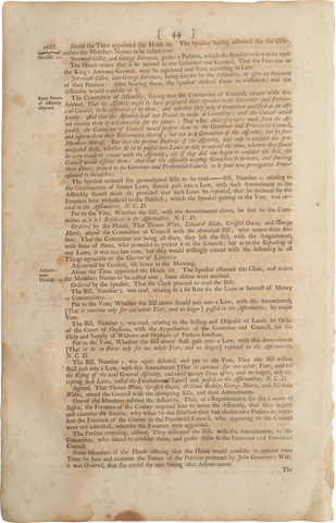 ACTUAL PAGE PRINTED BY BENJAMIN FRANKLIN IN 1752 - Fagan Arms