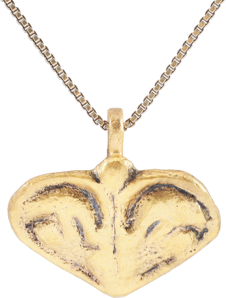 ANCIENT VIKING HEART PENDANT NECKLACE, 866-1067 AD - The History Gift Store