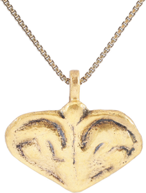 ANCIENT VIKING HEART PENDANT NECKLACE, 866-1067 AD - The History Gift Store
