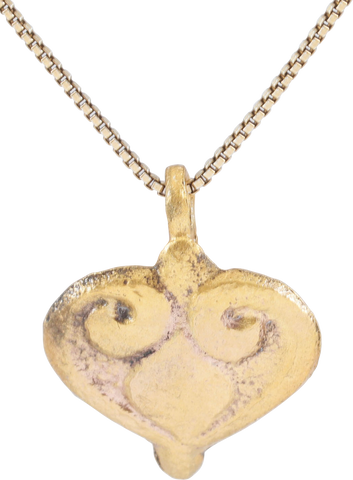VIKING HEART AMULET NECKLACE, C.900-1050 AD - Fagan Arms
