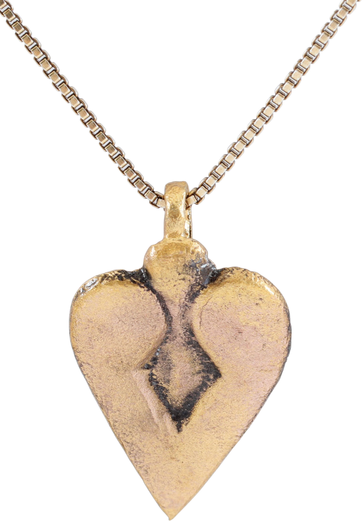 ANCIENT VIKING HEART PENDANT NECKLACE, 866-1067 AD - Fagan Arms