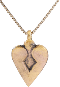 ANCIENT VIKING HEART PENDANT NECKLACE, 866-1067 AD - Fagan Arms
