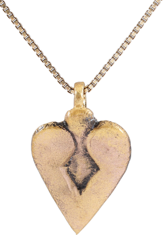 ANCIENT VIKING HEART PENDANT NECKLACE, 866-1067 AD - Fagan Arms