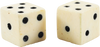 REVOLUTIONARY WAR BONE DICE - The History Gift Store