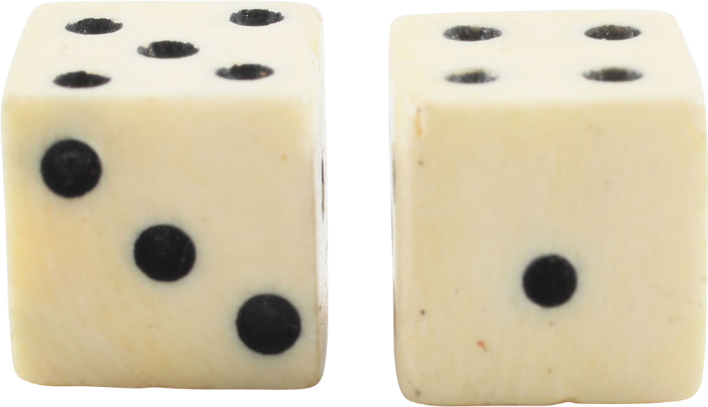 REVOLUTIONARY WAR BONE DICE - The History Gift Store