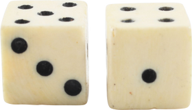 REVOLUTIONARY WAR BONE DICE - The History Gift Store