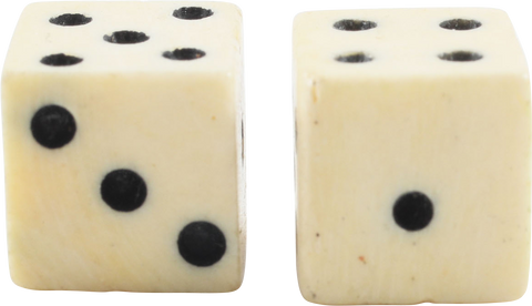 REVOLUTIONARY WAR BONE DICE - The History Gift Store