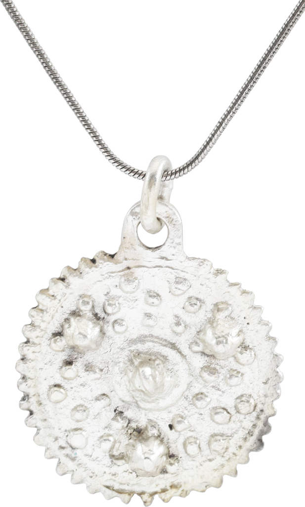 MEDIEVAL CHRISTIAN WHEEL OF FORTUNE AMULET NECKLACE 6TH-10TH CENTURY AD - Fagan Arms