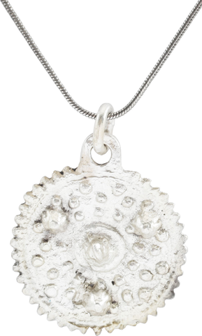 MEDIEVAL CHRISTIAN WHEEL OF FORTUNE AMULET NECKLACE 6TH-10TH CENTURY AD - Fagan Arms