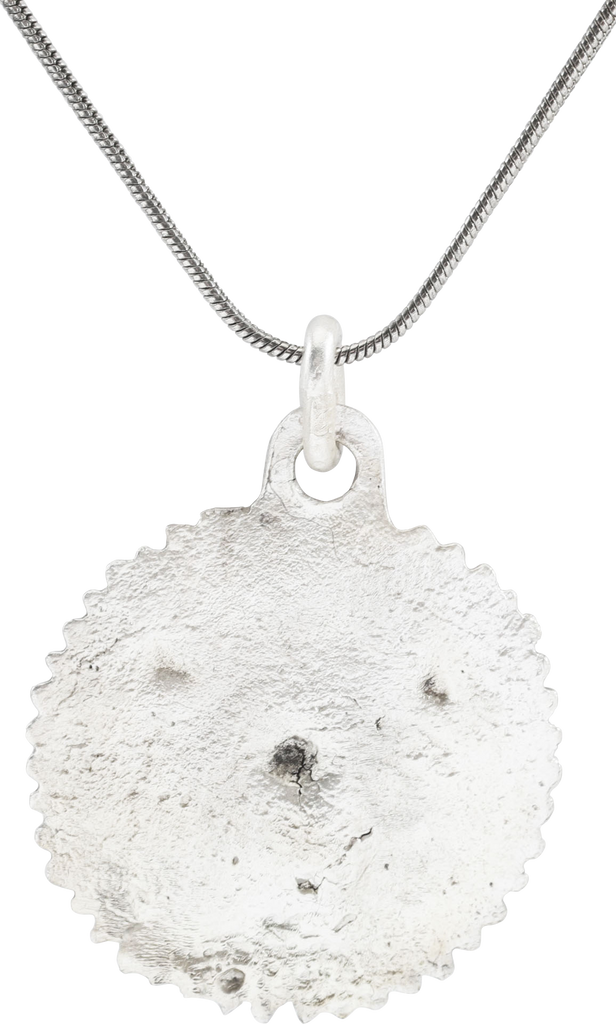 MEDIEVAL CHRISTIAN WHEEL OF FORTUNE AMULET NECKLACE 6TH-10TH CENTURY AD - Fagan Arms